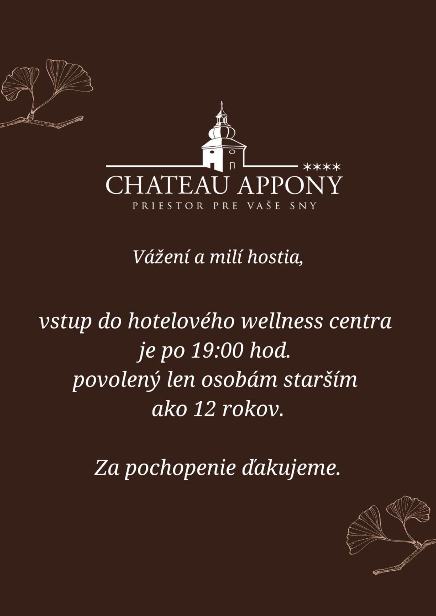Chateau Appony Bagian luar foto